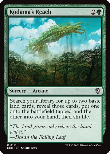 Mtg ecc kodama reach 113 - mtg, kodama's